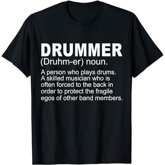 Drummer Funny - Drummer A Person Who Plays Drums T-Shirt