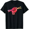 thumbnail image 1 of Drummer Gift Fist Drumsticks T-Shirt, 1 of 5