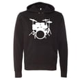 thumbnail image 1 of Drummer Hoodie, Drumset, Gift For Drummer, Drumming Apparel, Unisex Hoodie, Musician Hoodie, Gift For Musician, Percussion Outfit, Hoodies, Black, 2XL, 1 of 1