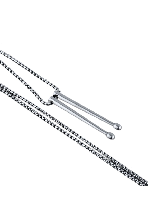 Drummer Necklace with Drum Pendant Delicate Neck Jewelry Stylish Drumstick Pendant Necklace for Drum Enthusiasts
