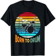 thumbnail image 1 of Drummer Shirt Men Drummer Gift Musician Lover Drum Kit Kids T-Shirt, 1 of 4