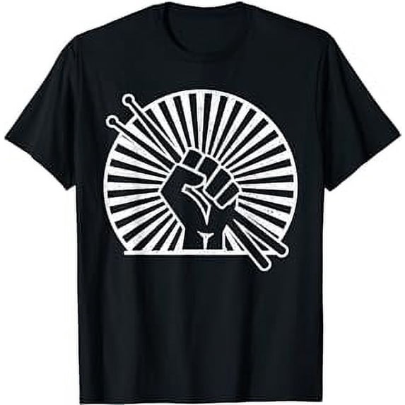Drummer - Vintage Drum Sticks Drumming Rock Music Gift T-Shirt