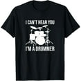 thumbnail image 1 of Drummer Vintage Drumset Funny Drummers Drumming Drum Set T-ShirtMen and women, Black T-shirt, size: Extra large, 1 of 4
