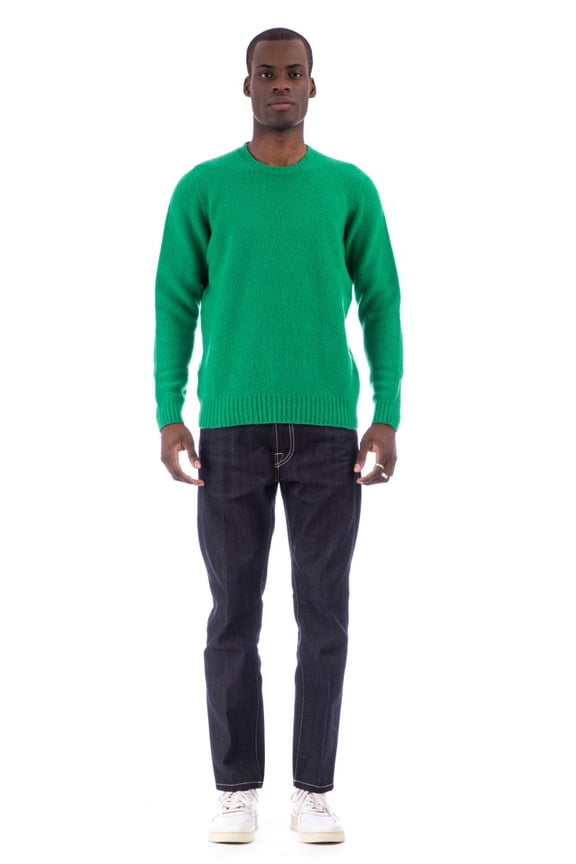 Brushed Wool Crewneck Sweater (Men's)
