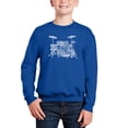 thumbnail image 1 of Drums - Boy's Word Art Crewneck Sweatshirt, 1 of 3