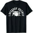 thumbnail image 1 of Drums Drumming Drumset Drumstick Vintage Gift T-Shirt, 1 of 5