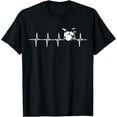 thumbnail image 1 of Drums Heartbeat T-Shirt for Drummers & percussionists, 1 of 4