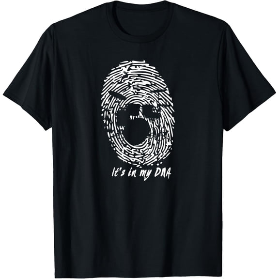 Drums - It's in my DNA t-shirt gift for drummers T-ShirtMen and women, Black T-shirt, size: Extra large