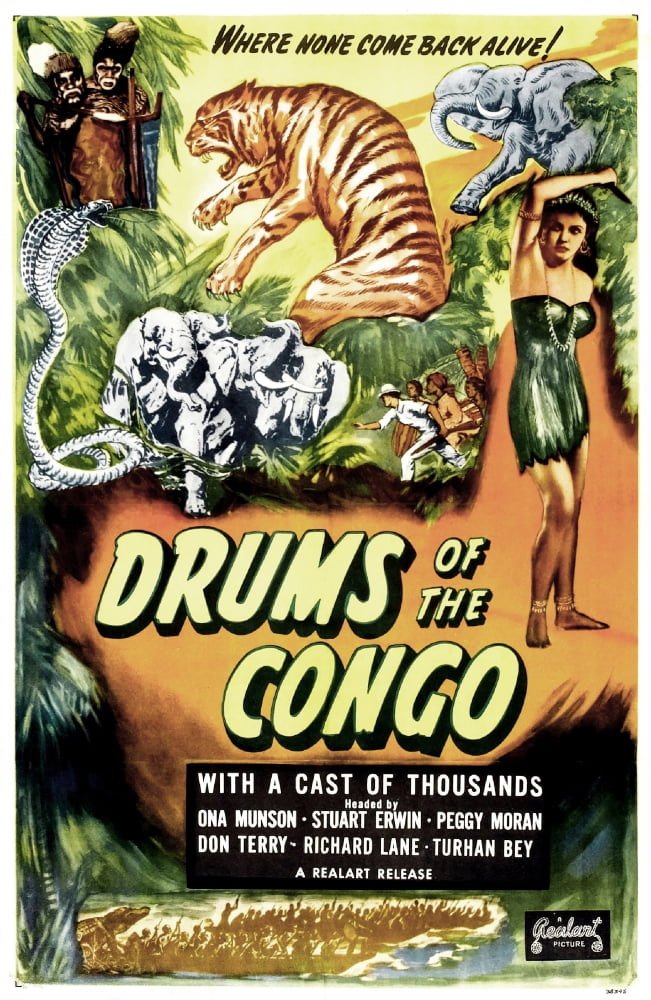 Drums Of The Congo U Canvas Art - (11 x 17)