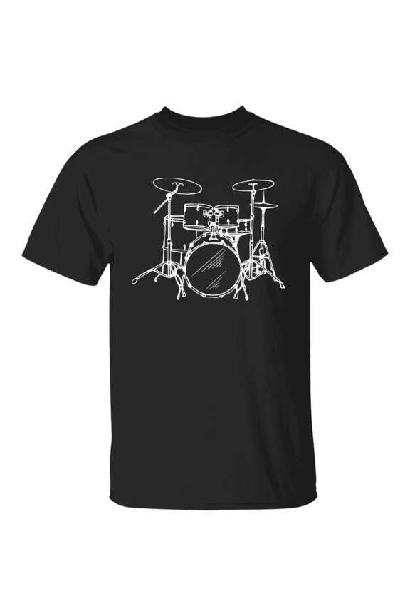 Drums Shirt Music Lover Percussion Tee