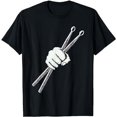 thumbnail image 1 of Drumset Cool Drumsticks Drumming Drums Rock Music Gifts T-Shirt, 1 of 5