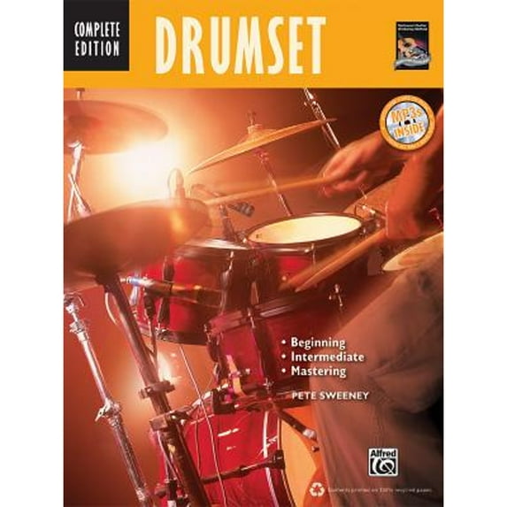 Pre-Owned Complete Drumset Method Complete Edition : Book and CD (Paperback) 9780739072165