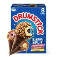thumbnail image 1 of Drumstick Banana Split Sundae Cones Variety Pack, Kosher, 8 Count, 1 of 15