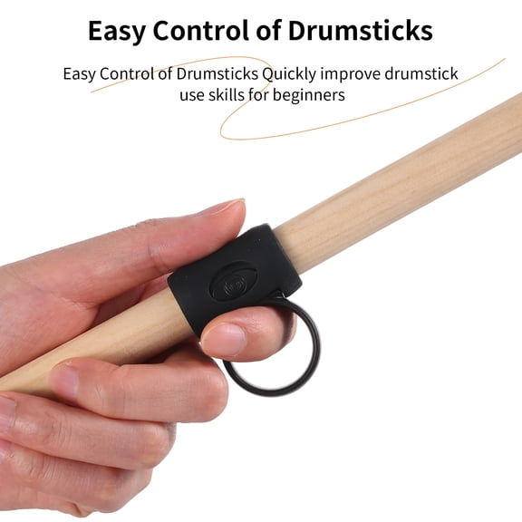 Drumstick Control Clip Finger Drum Stick Control Clips Anti Slip Grips for Beginner Drummers