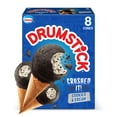 thumbnail image 1 of Drumstick Crushed It Cookies and Cream Sundae Cones, Kosher, 8 Count, 1 of 16