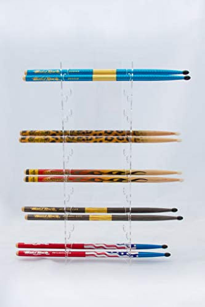 Drumstick Display Collector Drumstick Rack 10 Sets For Displaying