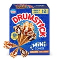 thumbnail image 1 of Drumstick Vanilla Fudge and Caramel Swirl Mini Sundae Cones, Kosher, 12 Count, 1 of 15