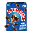 thumbnail image 1 of Drumstick Mini Drums Vanilla Sundae Cones, Kosher, 20 Count, 1 of 15