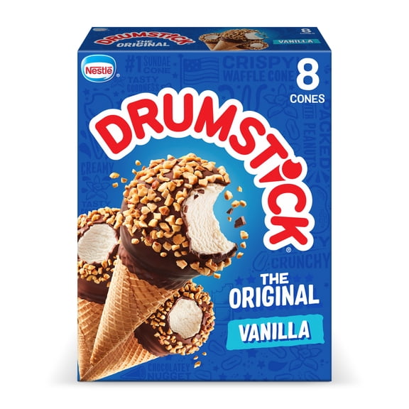 Drumstick The Original Vanilla Sundae Cones, 8 Count
