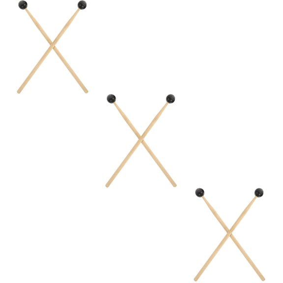 MERRYHAPY Reusable Tongue Drum Percussion Sticks 6 Pcs Musical Instrument Practice Tools for Beginners and Professionals