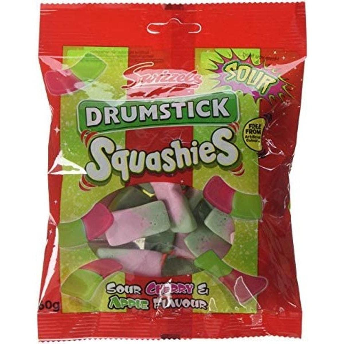 Drumstick Squashies Sour Cherry 120g - Walmart.com