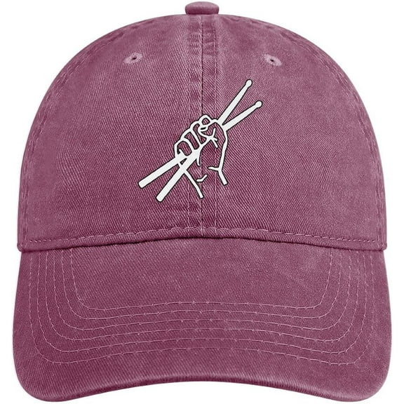 Drumsticks Drummer Baseball Cap Men and Women Trucker Hat Adjustable Dad Hat UV Protection
