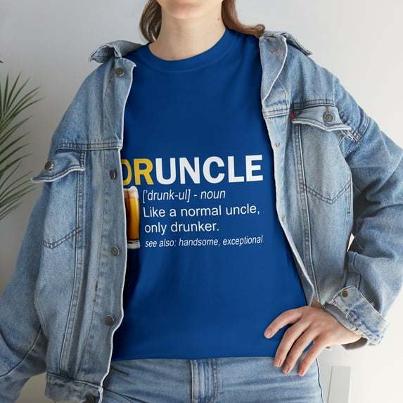 Druncle Noun Like A Normal Uncle Only Drinker T-Shirt