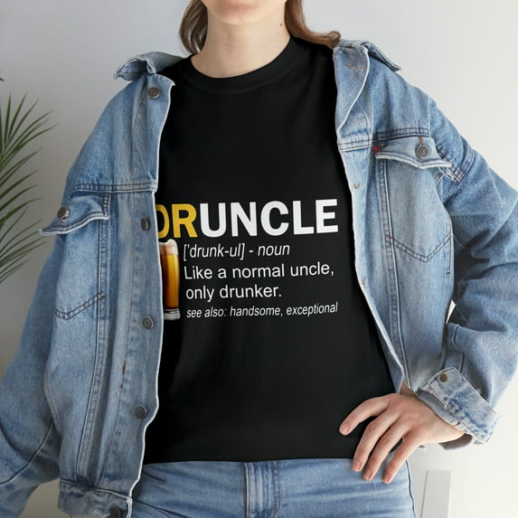 Druncle Noun Like A Normal Uncle Only Drinker T-Shirt