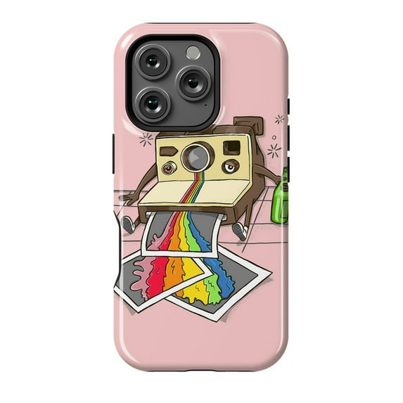 Drunk Camera Inspired Humor Protective Artistic Phone Case with iPhone 11 to 16 Pro Max ...