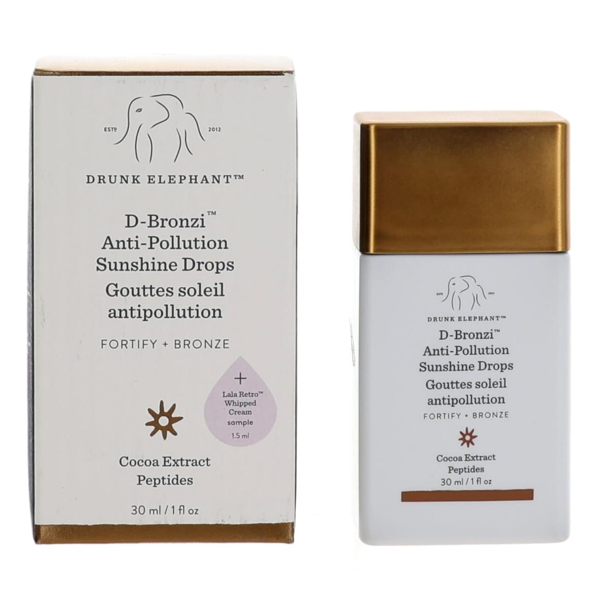 Drunk Elephant DBronzi by Drunk Elephant, 1oz AntiPollution Sunshine Drops