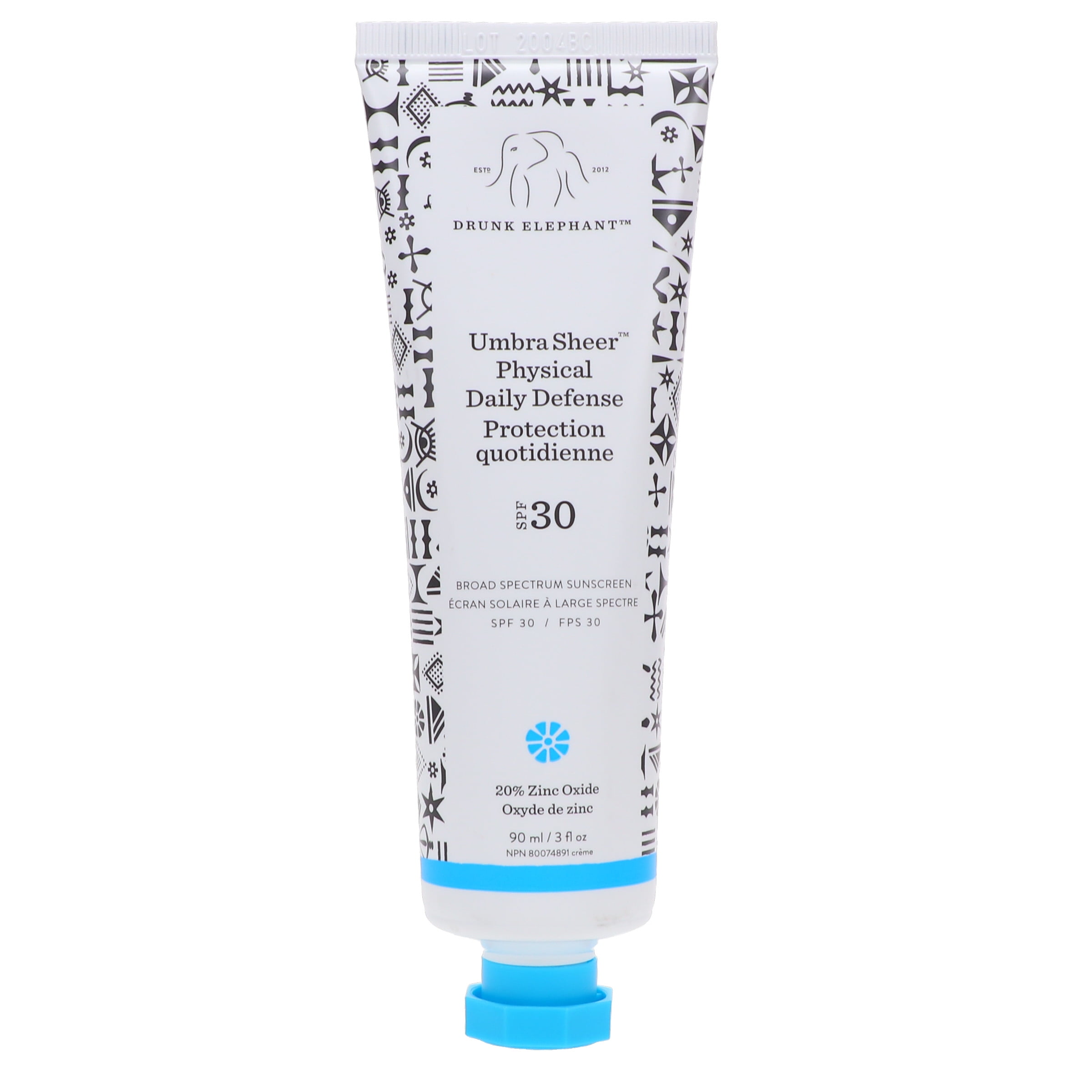Drunk Elephant Umbra Sheer Physical Daily Defense SPF 30 3 oz