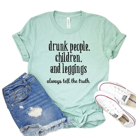 Drunk People Shirt Children And Leggings Tee Women's Drinking Tshirt Alcohol Shirts Beer Lover Gift Snarky T-shirt