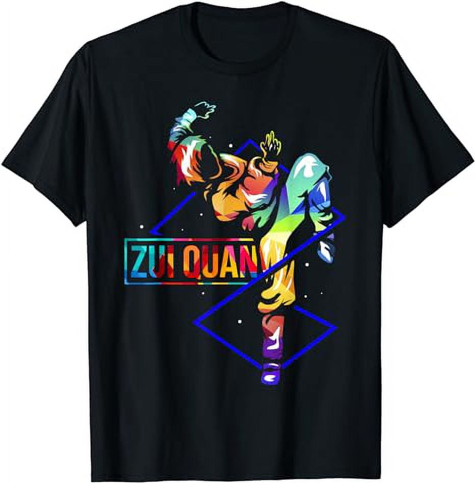 Drunken Boxing Zui Quan Drunken Fist T-Shirt - Walmart.com