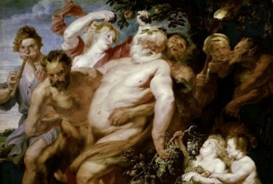 Drunken Silenus Supported by Satyrs ca 1620 Anthony van Dyck (1599-1641 Flemish)  Oil on canvas National Gallery London England Canvas Art - Anthony van Dyck (18 x 24)