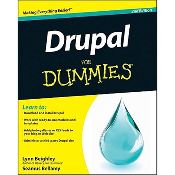 Pre-Owned Drupal For Dummies 2e (Paperback) 1118083482 9781118083482
