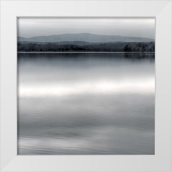 Drury, Chris 20x20 White Modern Wood Framed Museum Art Print Titled - Glass Calm