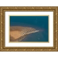 thumbnail image 1 of Drury, Trish 24x17 Gold Ornate Wood Framed with Double Matting Museum Art Print Titled - USA-Tennessee White pelicans and cormorants creating patterns, 1 of 4