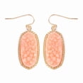 thumbnail image 1 of Druzy Small Drop Dangling Earrings ( VARIETY OF COLORS AVAILABLE ) By DOBBI, 1 of 2
