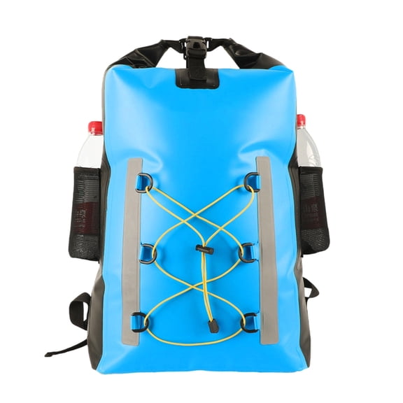 Dry Backpack Water Proof Dry Bag Backpack 30L with Meshes Pocket Adjustable Strap, Roll Top Dry Bag for Kayaking Rafting