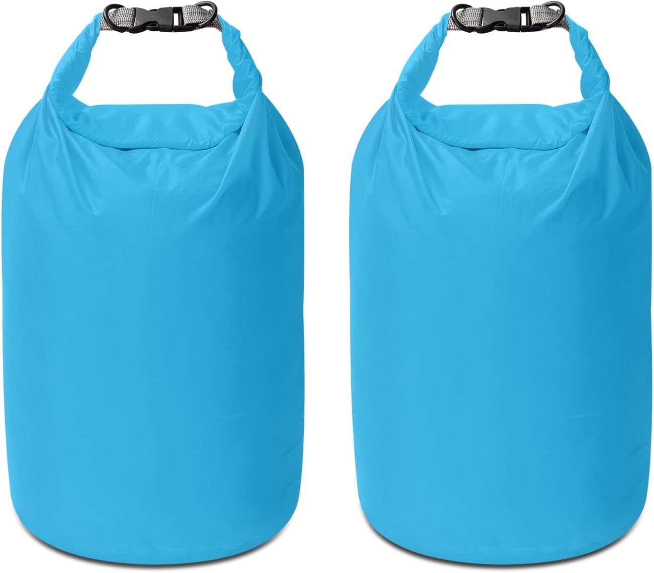 Dry Bag Set, Waterproof Small Lightweight Bags for Paddle Board Kayaking, Fishing, Camping (Blue, 40L 2Pack)