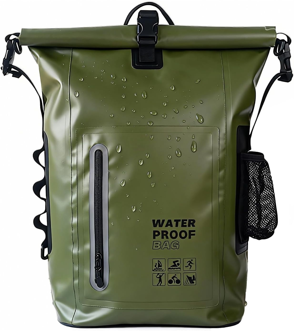 Dry Bag Waterproof 25L-Floating&Lightweight Bags for Women Backpack Kayaking, Boating, Fishing,Paddle boarding, Camping, Hiking,Roll-Top Seal&Adjustable Shoulder Straps