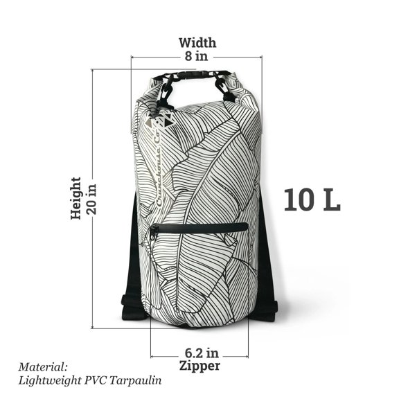 Dry Bags Waterproof Floating 10L Dry Sling Bag with Touchscreen Phone Case