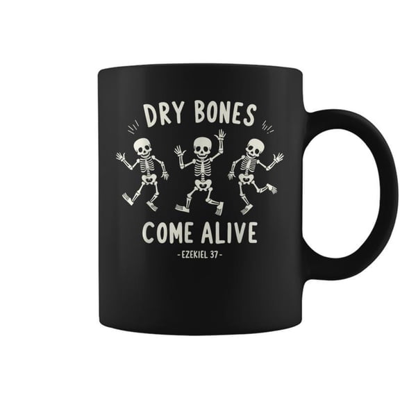 Dry Bones Come Alive Skeleton Dancing Meme Coffee Mugs