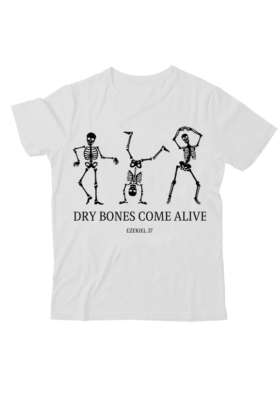 T-Shirt, Dancing Skeleton Shirt, Classic Graphic Print Women Men Tshirt