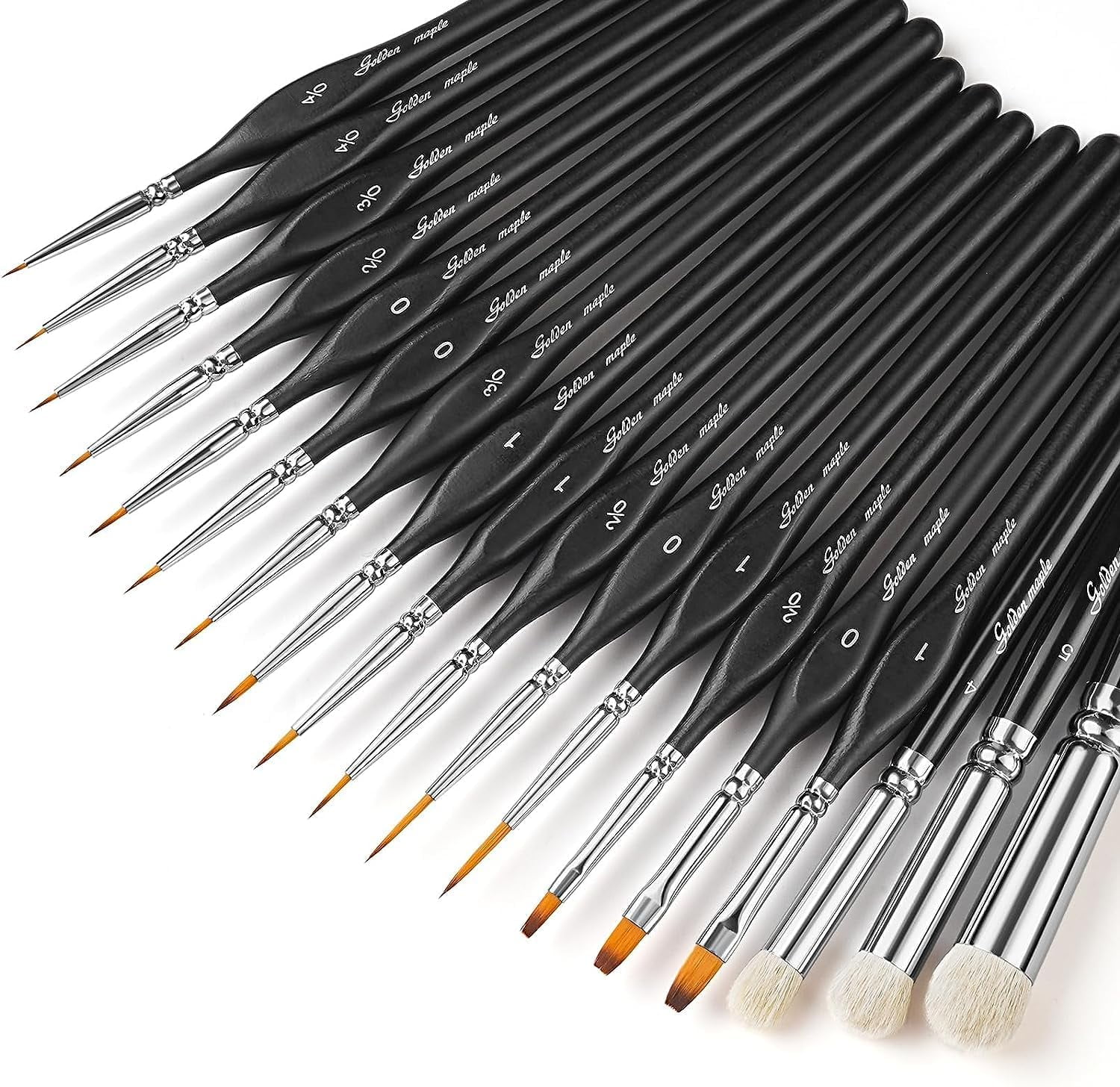 Dry Brush Miniature Painting, 18PC Miniature Paint Brushes Model ...