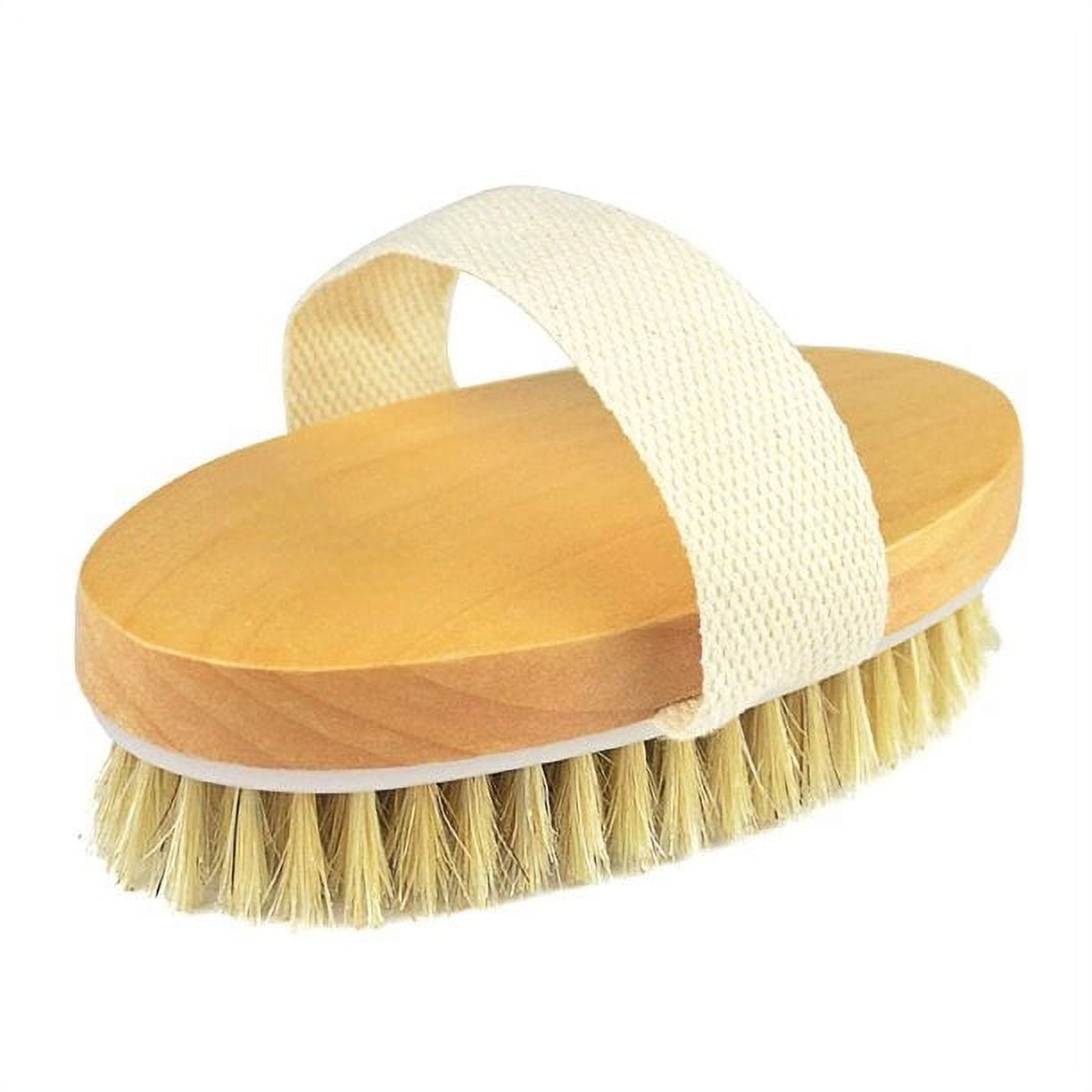 Dry Brushing Body Brush, Aochakimg Natural Bristle Dry Skin Exfoliating