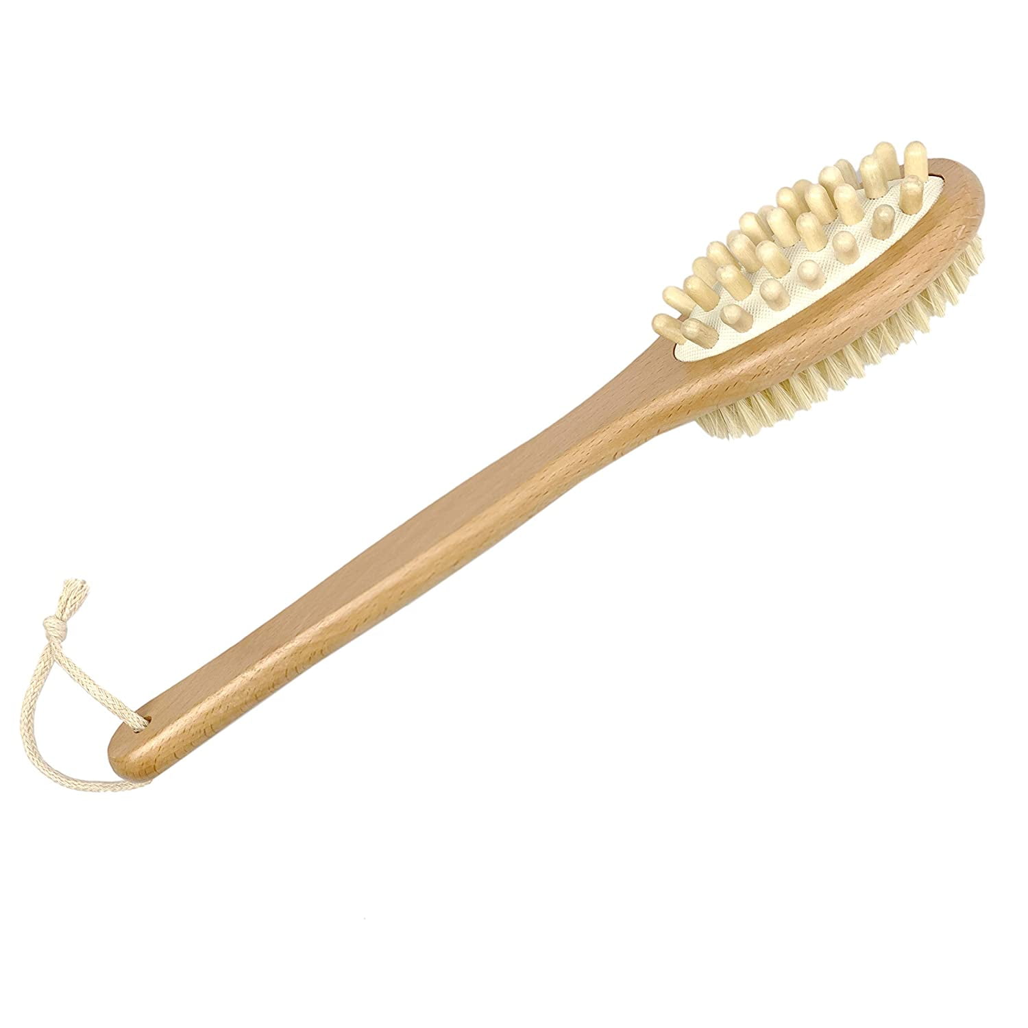 Dry Brushing Body Brush Long Handled Exfoliating Brush, Body Brush