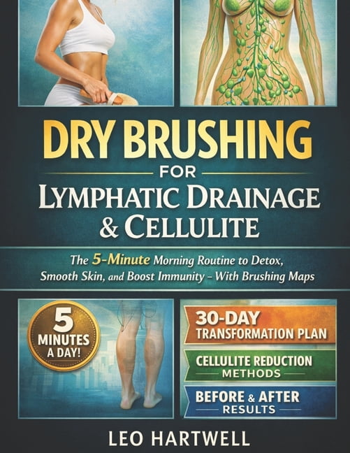 Dry Brushing for Lymphatic Drainage &amp; Cellulite: The 5-Minute Morning Routine to Detox, Smooth Skin, and Boost Immun, (Paperback)
