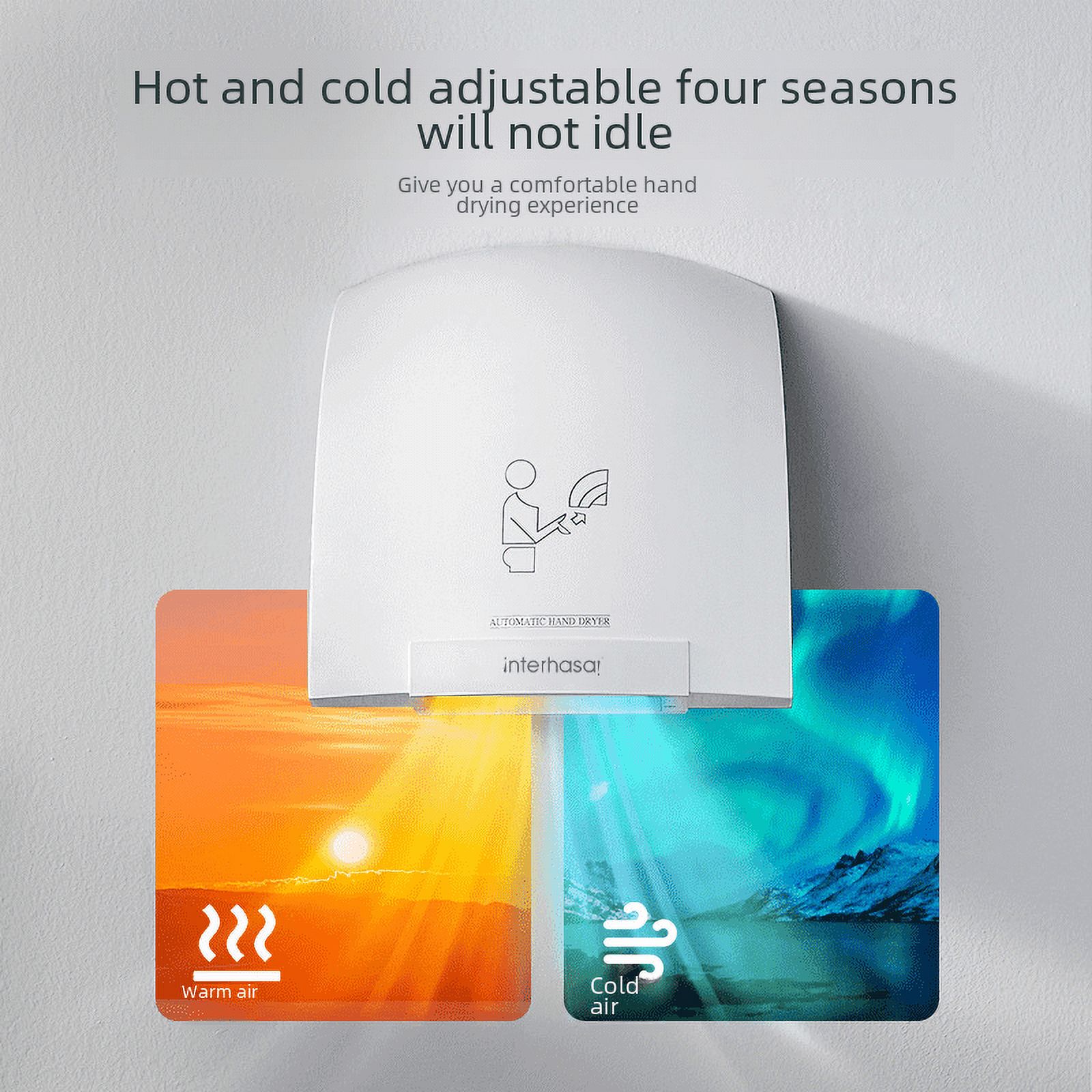 Dry Cell Phone Induction Hand Dryer Commercial Toilet Hand Dryer Toilet