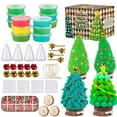 thumbnail image 1 of DIY Christmas Tree Modeling Clay Kit, Kids' Air-Dry Craft Set, Holiday Decor Activity, Non-Toxic Sculpting Toy, Creative Winter Art Project for Family & Classroom, 1 of 8